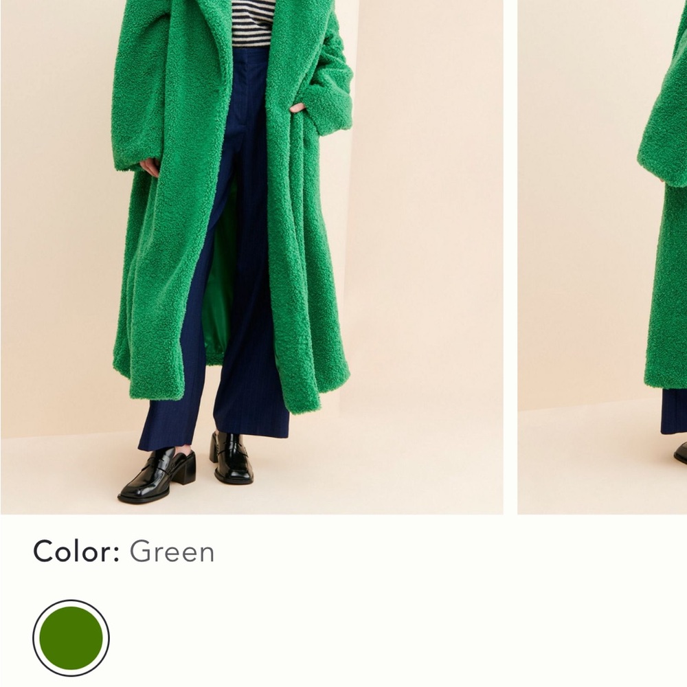 AFRM Emerald Green Long Coat